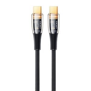Remax Kabel USB-C USB-C Remax Explore, RC-C062, 1,2 m, 100 W, (černý)
