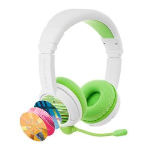 BuddyPhones Bezdrátová sluchátka pro děti BuddyPhones School+ (zelená)