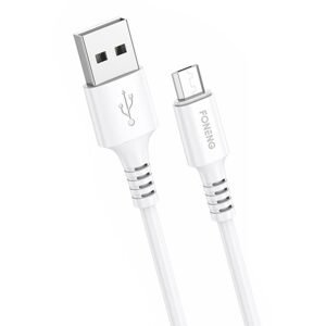 Foneng Kabel USB na Micro USB Foneng, X85 3A Quick Charge, 1m (bílý)