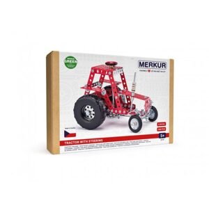 Merkur Toys Stavebnice MERKUR 057 Traktor s řízením 208ks v krabici 26x18x5,5cm