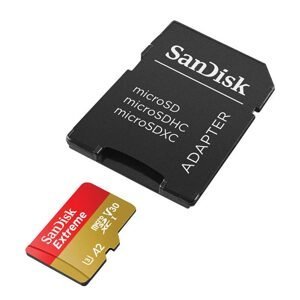 SanDisk Paměťová karta SANDISK EXTREME microSDXC 256 GB 190/130 MB/s UHS-I U3 (SDSQXAV-256G-GN6MA)