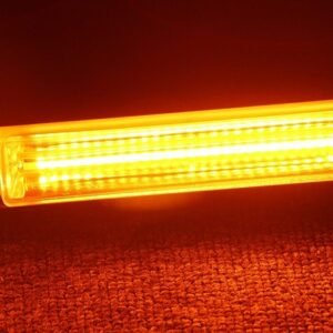 Výstražná LED lampa stroboskopická 60 cm 80W - oranžová