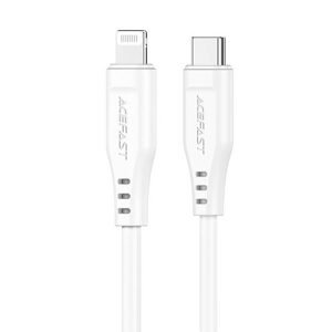 Acefast Kabel USB MFI Acefast C3-01, USB-C na Lightning, 30 W, 1,2 m (bílý)