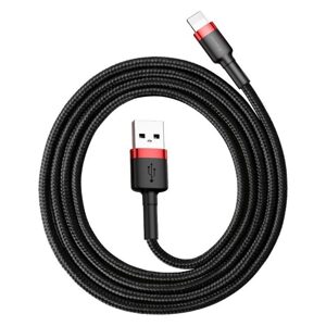 Baseus Cafule USB Lightning Cable 2.4A 1m (červeno-černý)