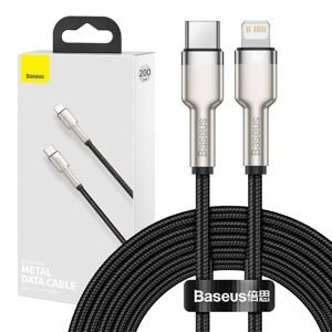 Baseus USB-C kabel pro Lightning Baseus Cafule, PD, 20W, 2m (černý)
