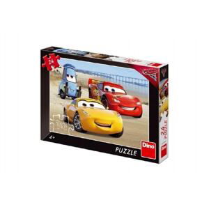 Dino Puzzle Cars/Auta na pláži 24 dílků 26x18 cm v krabici 27x19x3,5cm