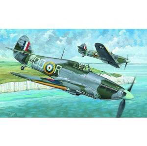 Směr Model Hawker Hurricane MK.IIC 13,6x16,9cm v krabici 25x14,5x4,5cm