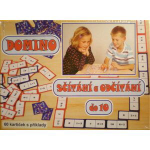 Domino sčítání a odčítání do 10 - 60 ks