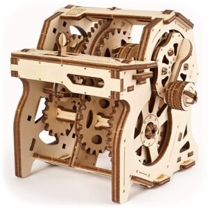 Ugears 3D dřevěné mechanické puzzle Stem Lab Převodovka