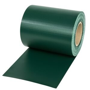 tectake 401863 stínící plotová folie s upevňovacími sponami - zelená - zelená