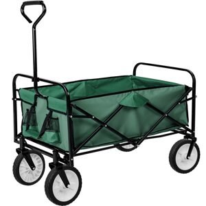 tectake 402596 zahradní přepravní vozík skládací - zelená - zelená