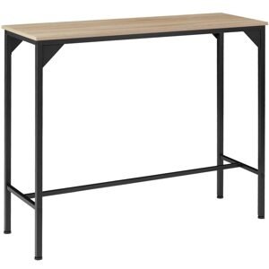 tectake 404338 barový stůl kerry 120x40x100,5cm - Industrial světlé dřevo, dub Sonoma - Industrial světlé dřevo
