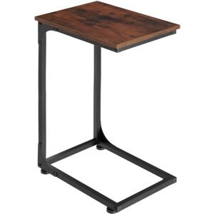 tectake 404455 odkládací stolek erie 40x30x63cm - Industriální dřevo tmavé, rustikální - Industriální dřevo tmavé