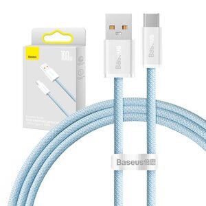 Baseus Kabel USB na USB-C Baseus řady Dynamic, 100 W, 1 m (modrý)