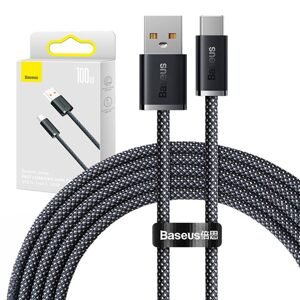 Baseus Kabel USB na USB-C Baseus řady Dynamic, 100 W, 2 m (černý)