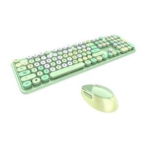 MOFII Bezdrátová sada klávesnice + myš MOFII Sweet 2.4G (zelená)