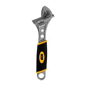 Deli Tools Nastavitelný klíč s plastovou rukojetí Deli Tools EDL30108, 8" (stříbrný)