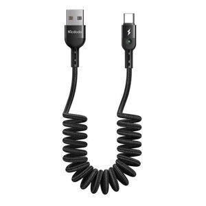 Mcdodo Pružinový kabel USB k USB-C Mcdodo Omega CA-6420 1,8 m (černý)