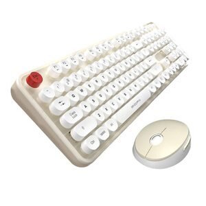 MOFII Bezdrátová sada klávesnice a myši MOFII Sweet 2.4G (bílo-béžová)