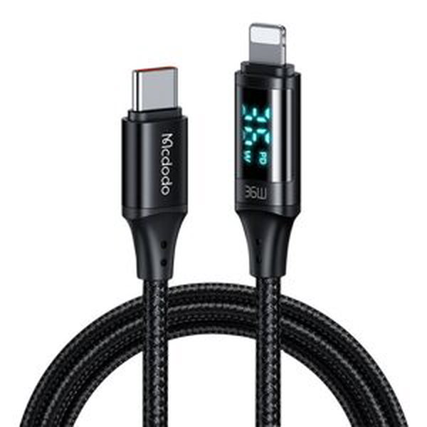 Mcdodo Kabel Mcdodo CA-1030 USB-C na Lightning, 36 W, 1,2 m (černý)