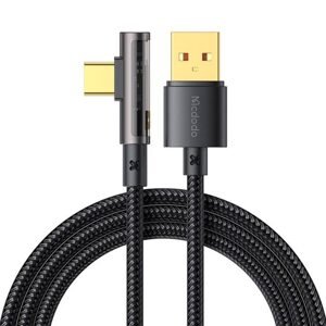 Mcdodo Kabel USB-C Prism 90 stupňů Mcdodo CA-3380, 6A, 1,2 m (černý)