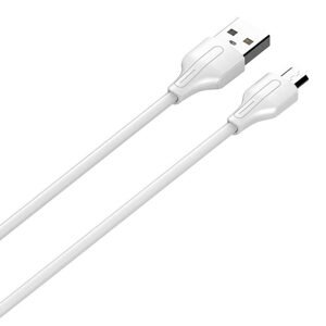 LDNIO Kabel USB na Micro USB LDNIO LS542, 2,1 A, 2 m (bílý)
