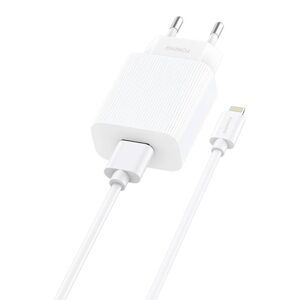 Foneng Nabíječka Foneng EU28 2,4A + kabel USB-A na propojovací kabel