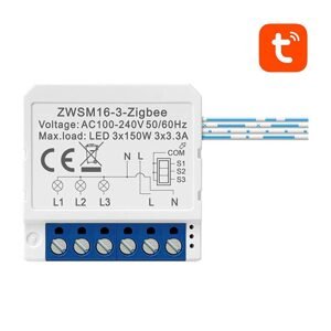 Avatto Chytrý spínací modul ZigBee Avatto ZWSM16-W3 TUYA