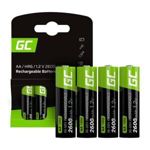 Green Cell Nabíjecí baterie Green Cell Sticks 4x AA R6 2600mAh