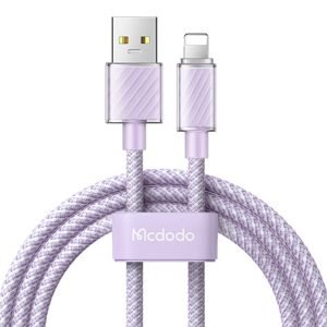 Mcdodo Kabel USB-A k Lightning Mcdodo CA-3642, 1,2 m (fialový)