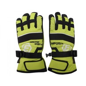 Echt Sport Dětské zimní lyžařské rukavice Echt C062 žlutá