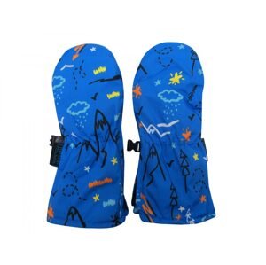 Echt Sport Dětské zimní lyžařské rukavice palčáky Echt C088 modrá