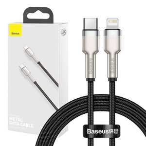 Baseus USB-C kabel pro Lightning Baseus Cafule, PD, 20W, 1m (černý)