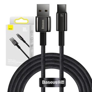 Baseus Kabel Baseus Tungsten Gold USB na USB-C, 100 W, 2 m (černý)