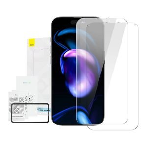 Baseus Crystal Tvrzené sklo 0,3 mm pro iPhone 14 Pro Max (2 ks)