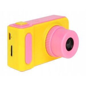 Dětský mini fotoaparát s kamerou - Žluto - Růžová
