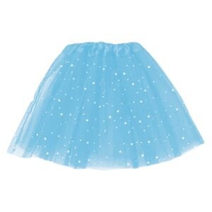 LED svítící sukně Princess- modrá