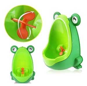 Dětský pisoár - Žába - tmavě zelená