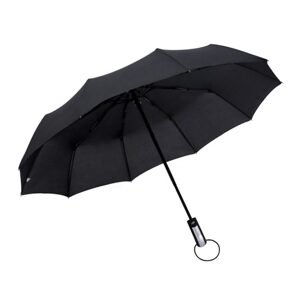 Automatický skládací deštník - černý (APT)
