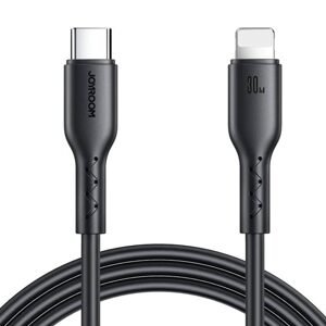 Joyroom Kabel Flash Charge USB C na Lightning SA26-CL3 / 30W / 1m (černý)