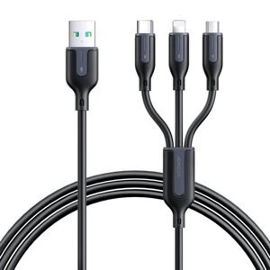 Joyroom Kabel USB Joyroom S-1T3018A15, 3 v 1, 3,5A/kabel 1,2 m (černý)