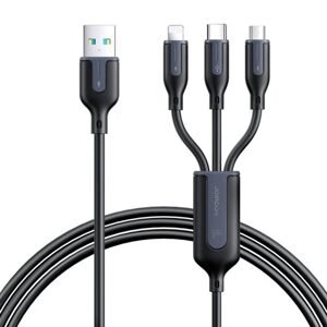 Joyroom Kabel USB Multi-Use Joyroom S-1T3066A15 3w1 / 3,5A / 66W / 1,2m (černý)