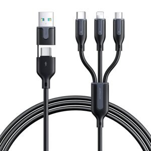 Joyroom USB kabel Joyroom S-2T3018A15 5v1 USB-C / Lightning / 3,5A /1,2 m (černý)