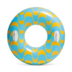 Intex Modrý klikatý plavecký kruh 91 cm Intex