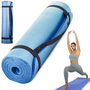 Verk Group Cvičební podložka pro jógu a fitness 180x60, modrá