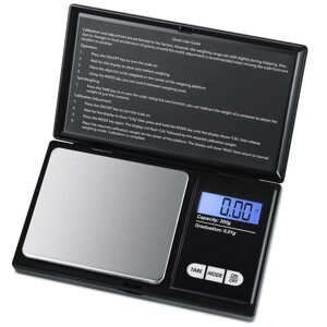Verk Group Digitální kapesní váha s LCD displejem 200g/0.01g černá