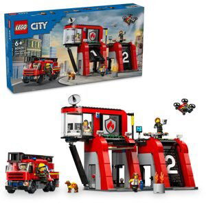 Lego Hasičská stanice s hasičským vozem