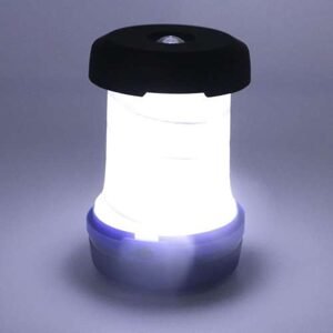 Skládací turistická lampa Trizand 2v1 - modrá