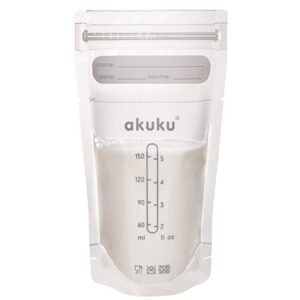 akuku Jednorázové sterilní sáčky na skladování pokrmů - 150 ml, 30 ks, Akuku