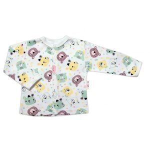Baby Nellys Kojenecká košilka, New Teddy, neutrální barva, vel. 62 - 68 (3-6m)